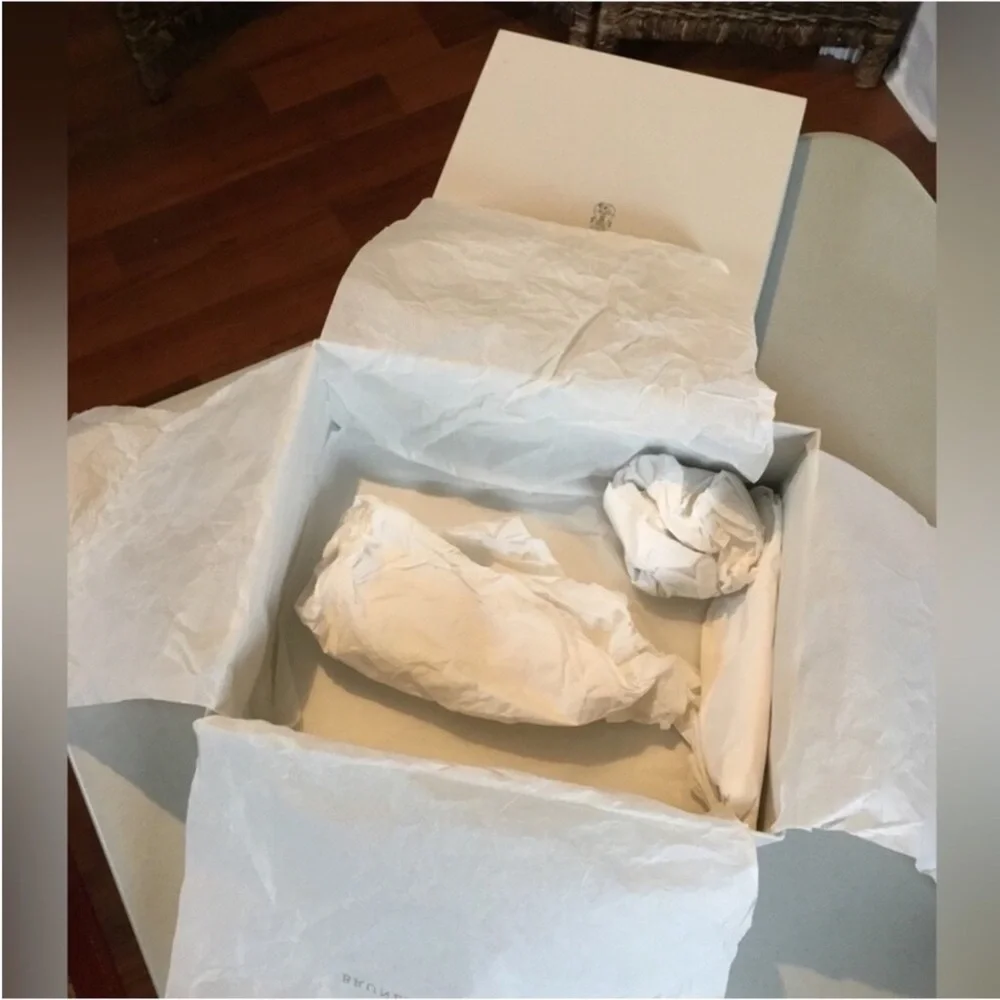 BRUNELLO CUCINELLI EMPTY BOX WITH ONE NEW DUST BAG LABELS ATTACH ON ONE SIDE